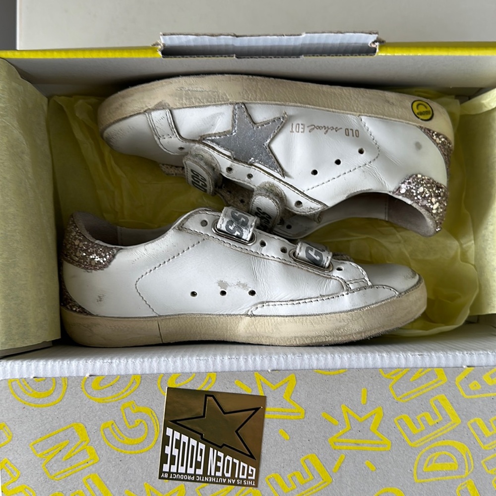 GIRLS GOLDEN GOOSE OLD SCHOOL SNEAKER